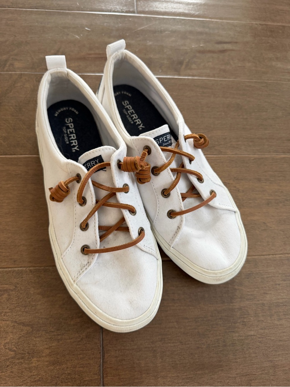 Sperry White Canvas Casual Sneaker